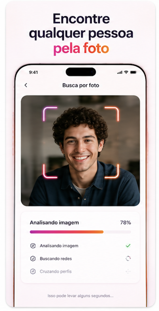 Encontre qualquer pessoa pela foto
